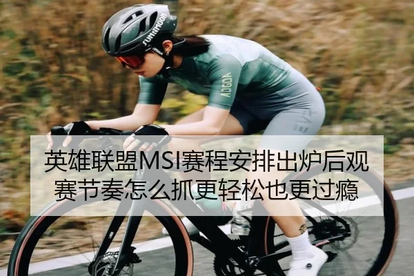 英雄联盟MSI赛程安排出炉后观赛节奏怎么抓更轻松也更过瘾